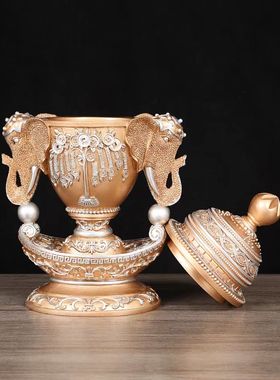 2024龙年李居明吉祥物东方催财大奖杯摆件客厅办公室一白财位