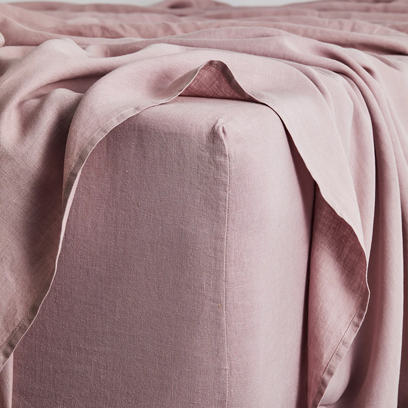 质朴之选:亚麻床笠百分百亚麻打造优雅卧室氛围