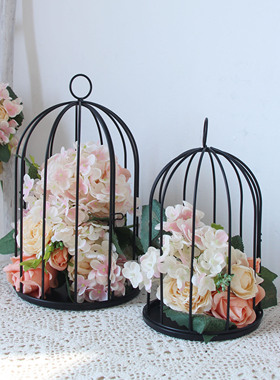 铁艺摆件北欧风庭院户外可打开