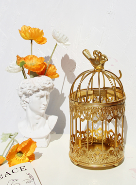 鸟笼装饰品创意铁制电镀可挂