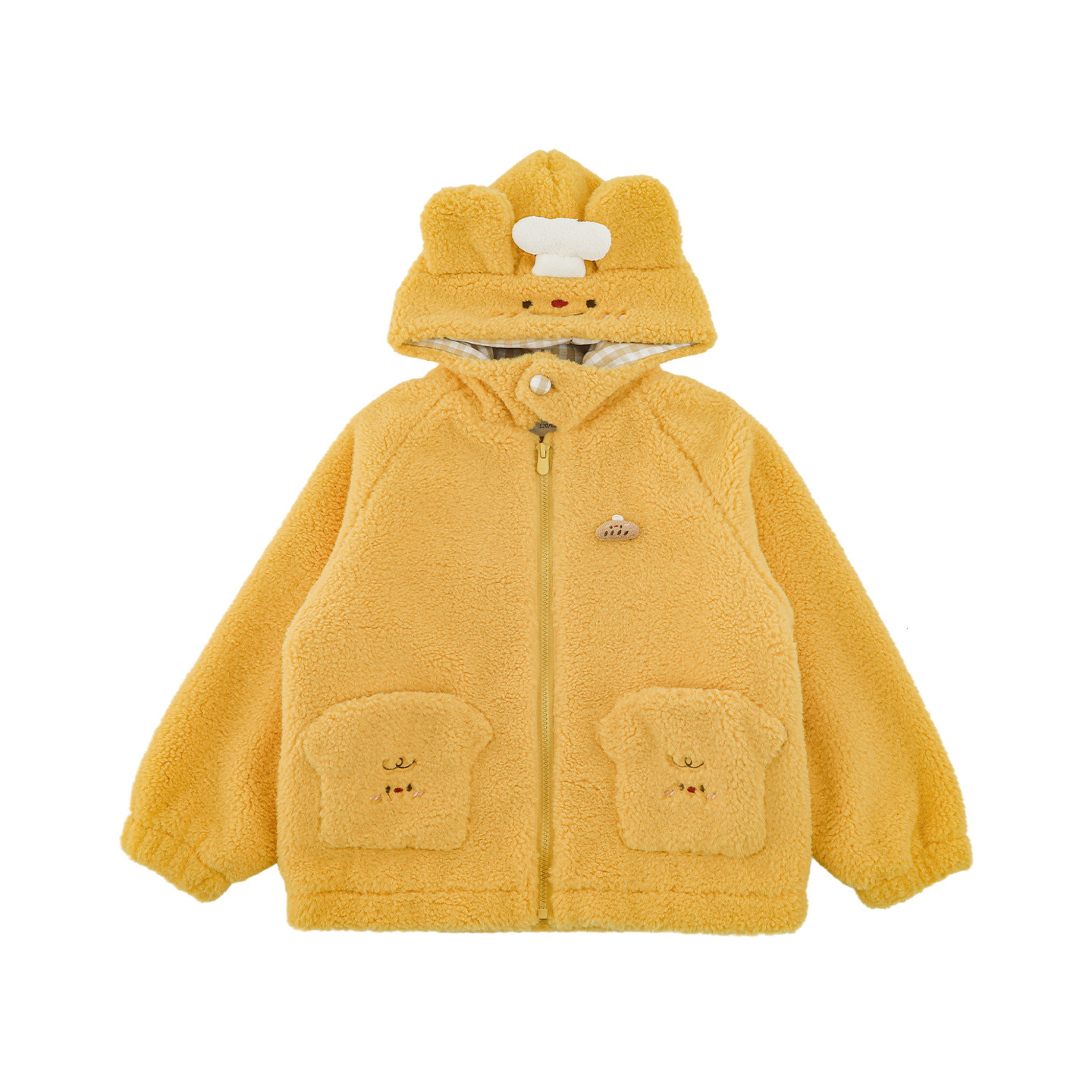 幼悠女童2025冬季新款小熊加绒保暖连帽外套加厚可爱抗寒儿童冬装,淘宝优惠券,粉丝福利购,淘宝优惠卷