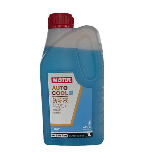 MOTUL摩特摩托车1L装冰点-45度沸点130度红色蓝色水箱冷却液防冻 - 图1