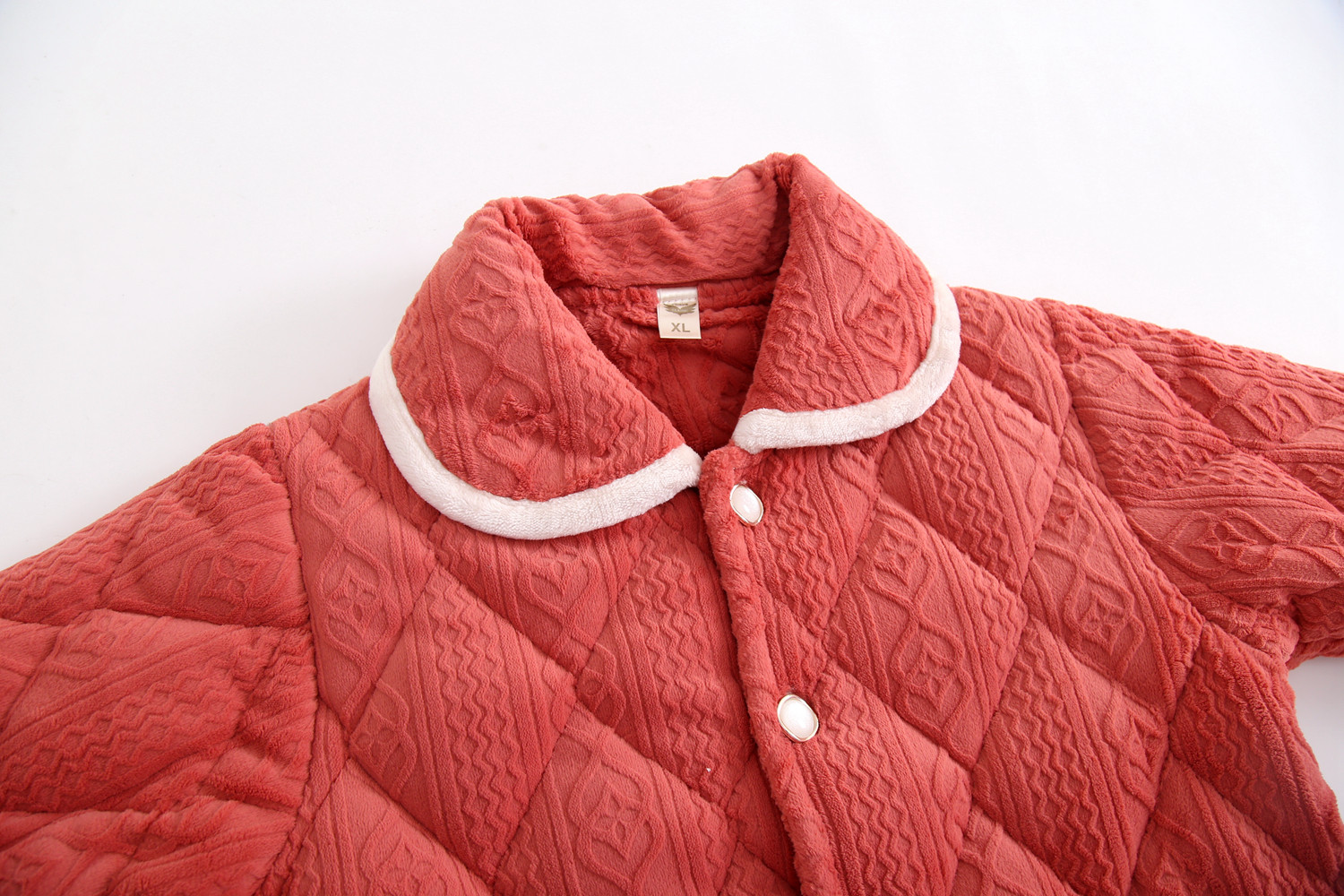 秋冬季中年女夹棉睡衣女士加绒家居服妈妈三层加厚保暖睡衣套装,淘宝优惠券,粉丝福利购,淘宝优惠卷