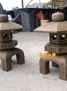 惠安石雕复古日式天然石头