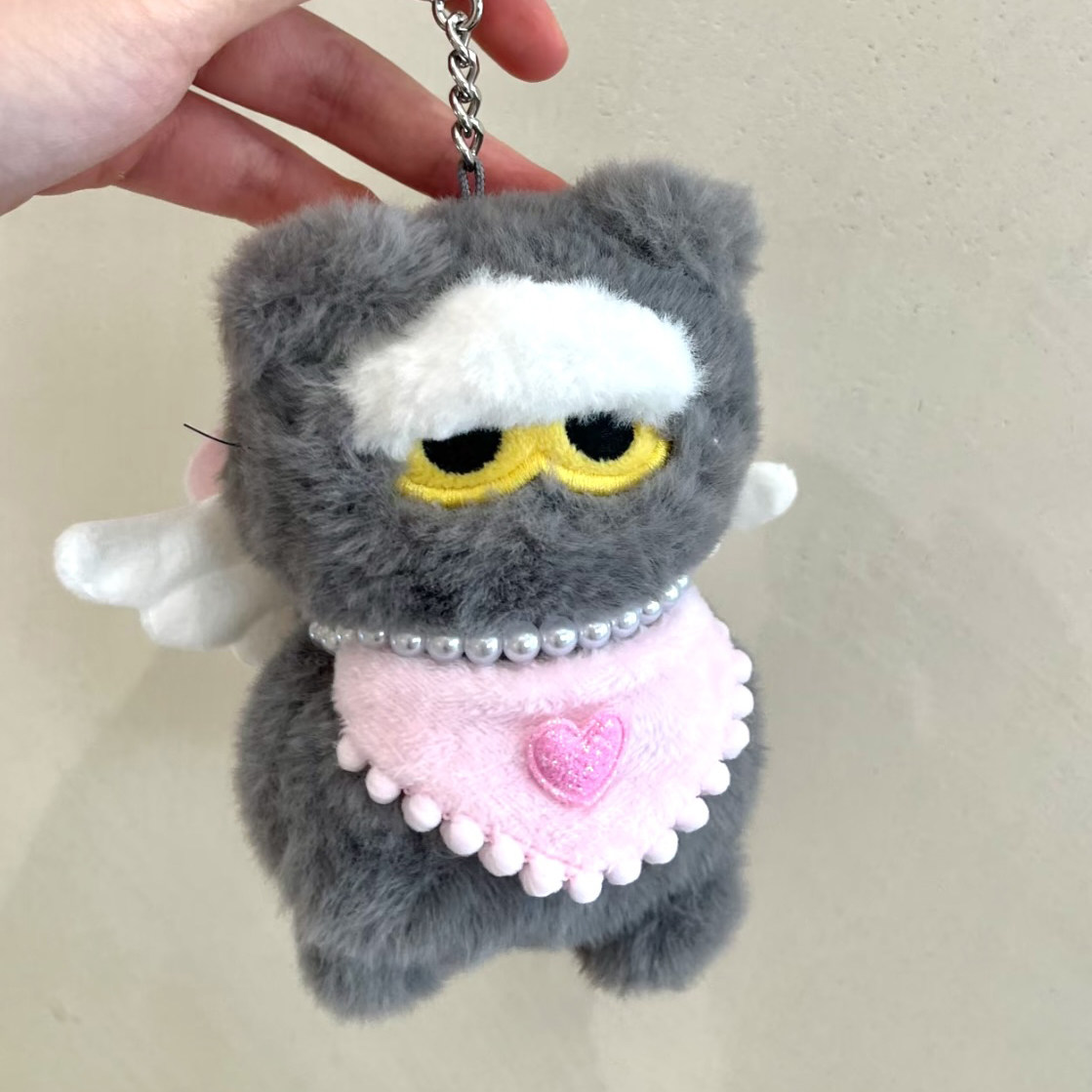 tirelire 天使粉色爱心翅膀拉布布labubu搪胶公仔魈娃娃 仅娃衣,淘宝优惠券,粉丝福利购,淘宝优惠卷