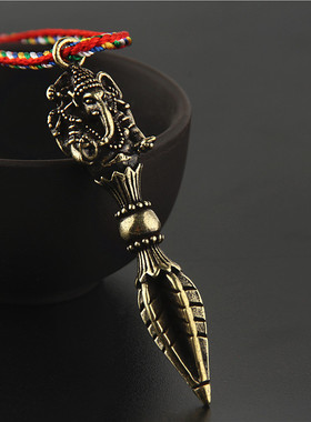 四股金刚撅降魔杵项链挂脖子男女