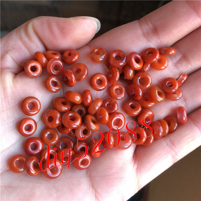 天然南红隔片小平安扣头7-9mm泰蜡金刚结玉米结扣子扁珠子,淘宝优惠券,粉丝福利购,淘宝优惠卷