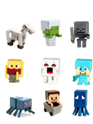 散货我的世界minecraft苦力怕人偶积木0款公仔手办小模型盲袋 虎窝淘
