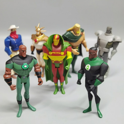 正版散货 DC正义联盟 漫画英雄绿灯侠 小丑 超人关节可动手办摆件 - 图1