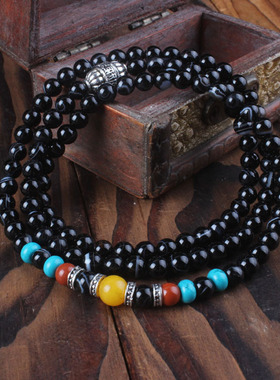 红竹石影子石男士饰品