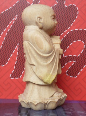工艺品手把件小叶黄杨木雕