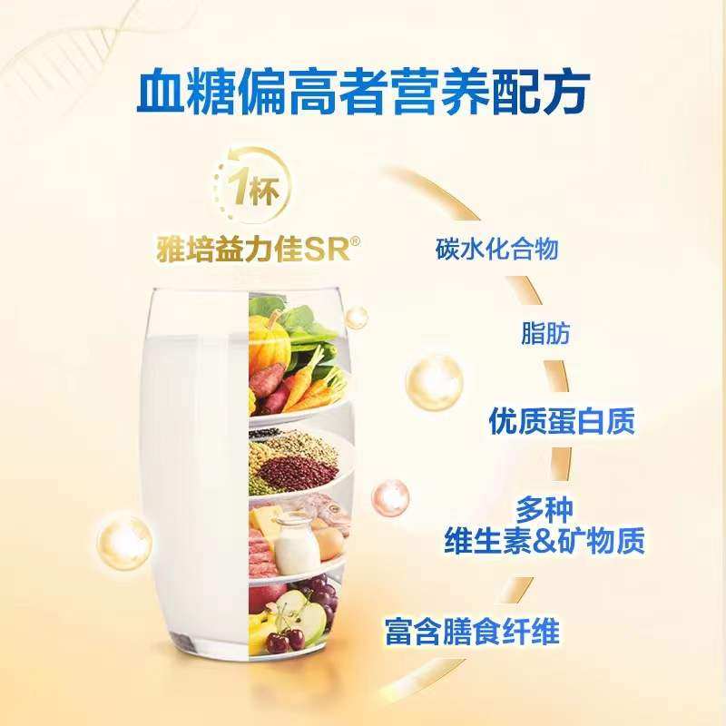 雅培益力佳sr营养配方粉老年人控糖 健民大药房大豆分离蛋白/混合蛋白