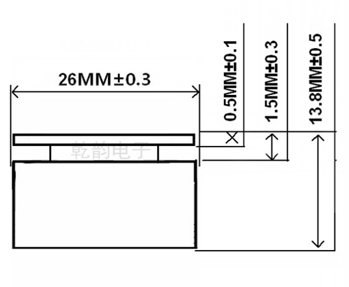 共振喇叭26MM4欧8R3W圆柱型扬声器震动振子体感共震音箱小喇叭 - 图3