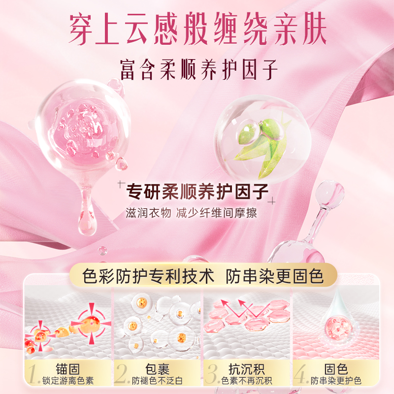 【三种香型】立白大师香氛洗衣凝珠艺术家限定款套装留香柔顺护色