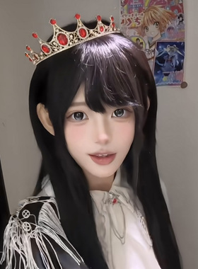 法式复古仿钻皇冠公主发饰