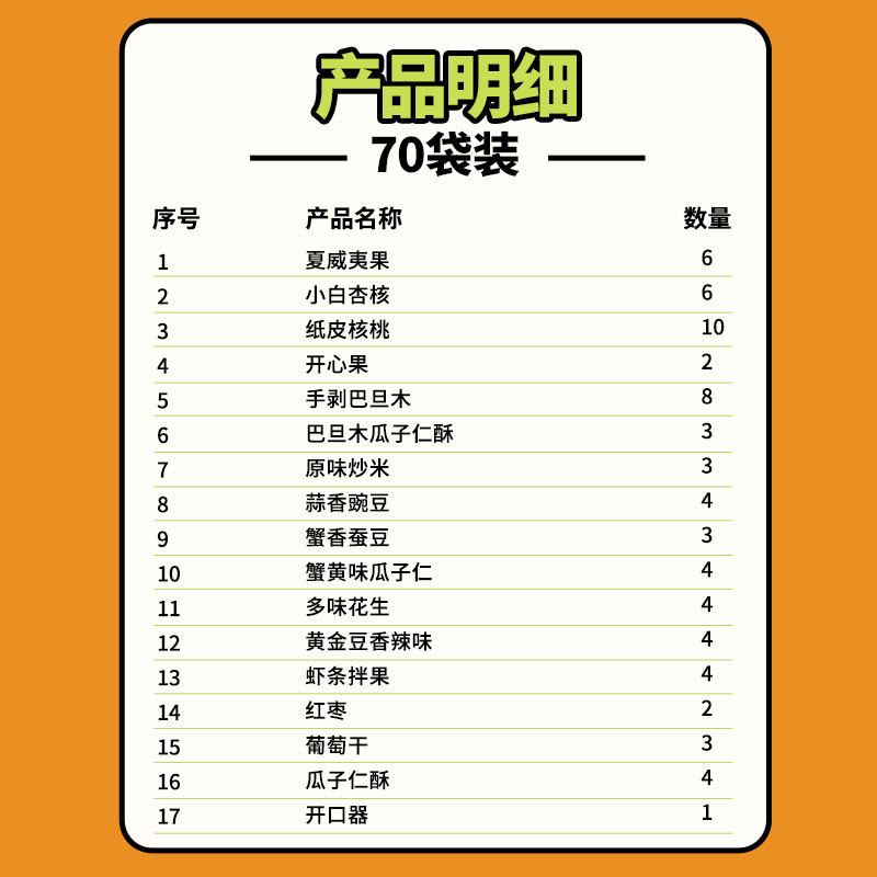  三只松鼠混合坚果