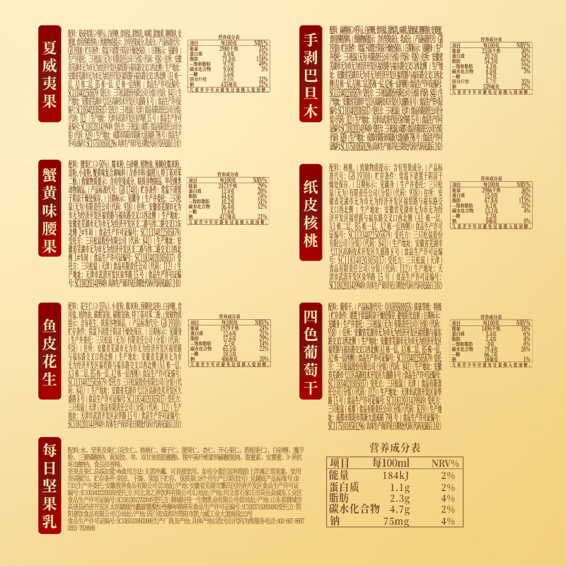 三只松鼠_华彩红罐装年货坚果礼盒1510g/7罐送礼送长辈零食大礼包,淘宝优惠券,粉丝福利购,淘宝优惠卷