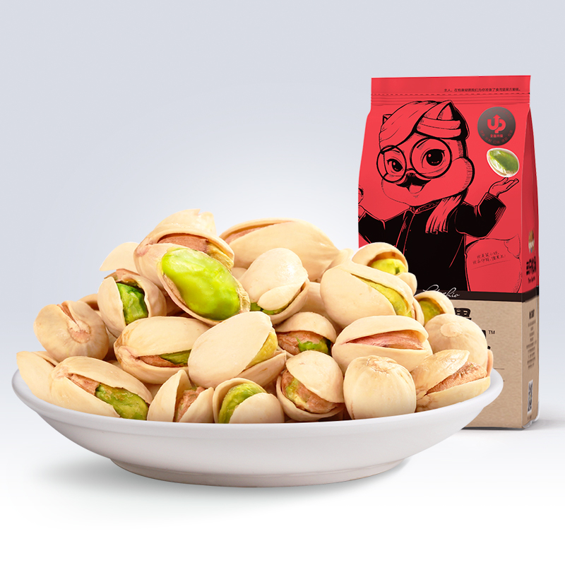 三只松鼠旗舰店新货【三只松鼠_罐装开心果500g】坚果孕妇零食原色原味干果特产3