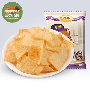 三只松鼠山药脆片60gx3袋