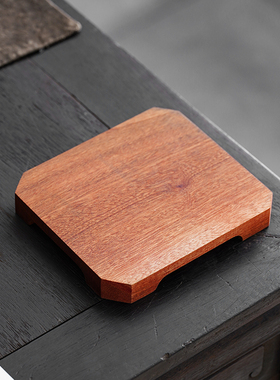 沙比利底座实木四方佛像