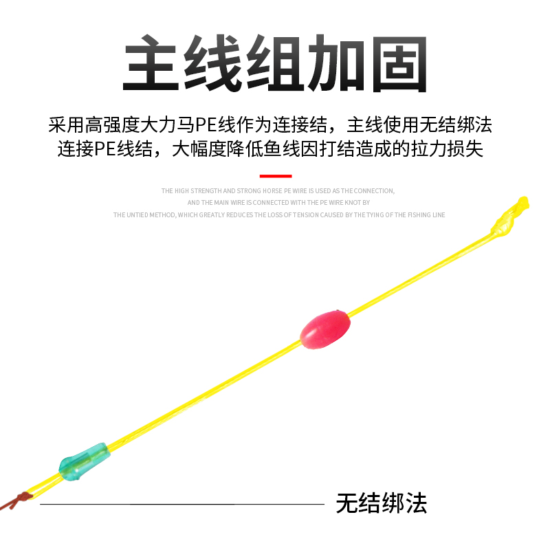 大力马PE线结主线加强节4编护线绳钓鱼线大物加强加固专用小配件-图3