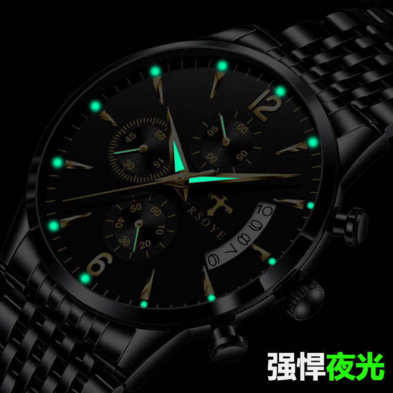 瑞士男士十大男款全自动防水机械表 尼诺尔手表国产腕表