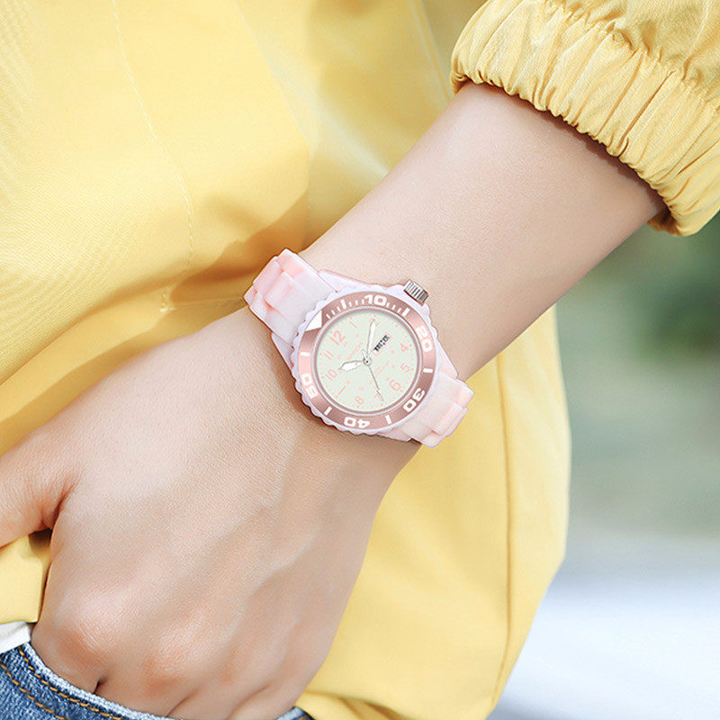 新款儿童指针式男孩初中学生电子表 尼诺尔手表国产腕表