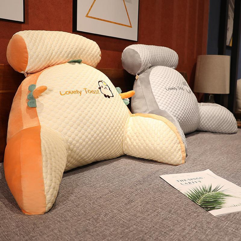 Bingdoudou bedside cushion soft bag waist pillow large back sofa pillow bed pillow bed bed reading bay window