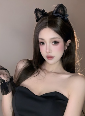 猫耳朵发箍女圣诞节头饰