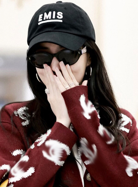 徐璐同款椭圆黑猫眼墨镜女 欧美太阳镜UV400防晒防紫外线可配近视