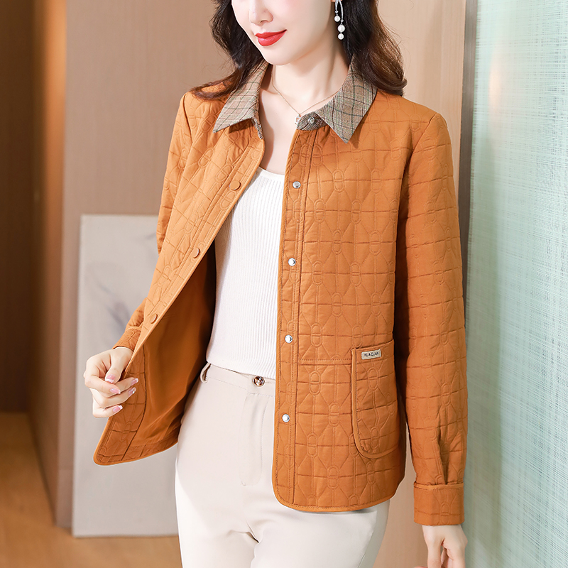 高端中年妈妈春秋衬衫外套女2025年新款时尚百搭休闲衬衣夹克上衣 - 图3