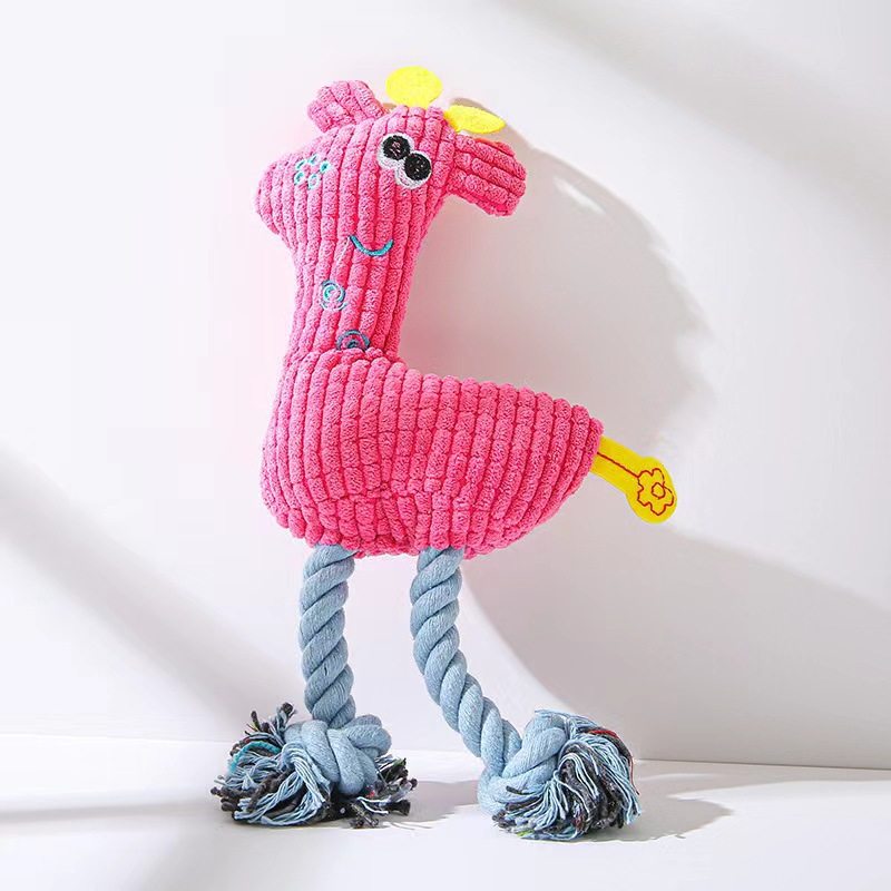 宠物玩具毛绒耐咬布偶棉绳发声卡通动物解闷狗狗玩偶玩具用品,淘宝优惠券,粉丝福利购,淘宝优惠卷