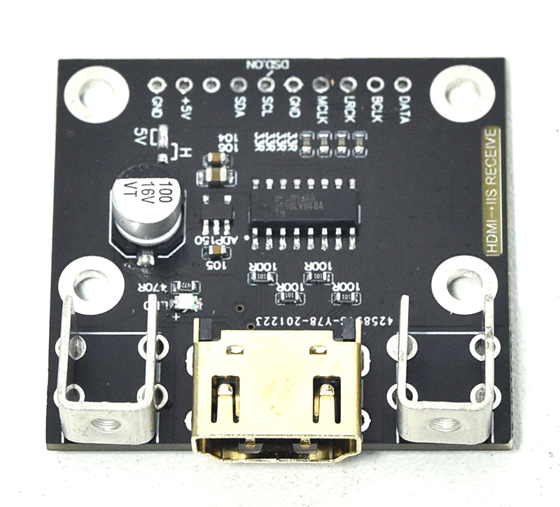 HDMI转I2S接收板 I2S转HDMI发送板差分I2S信号转换 DAC解码器-图3