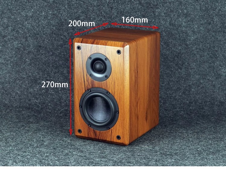 画眉鸟4号  4寸高端声学设计2分频 HIFI书架音箱 家用发烧音响 - 图1