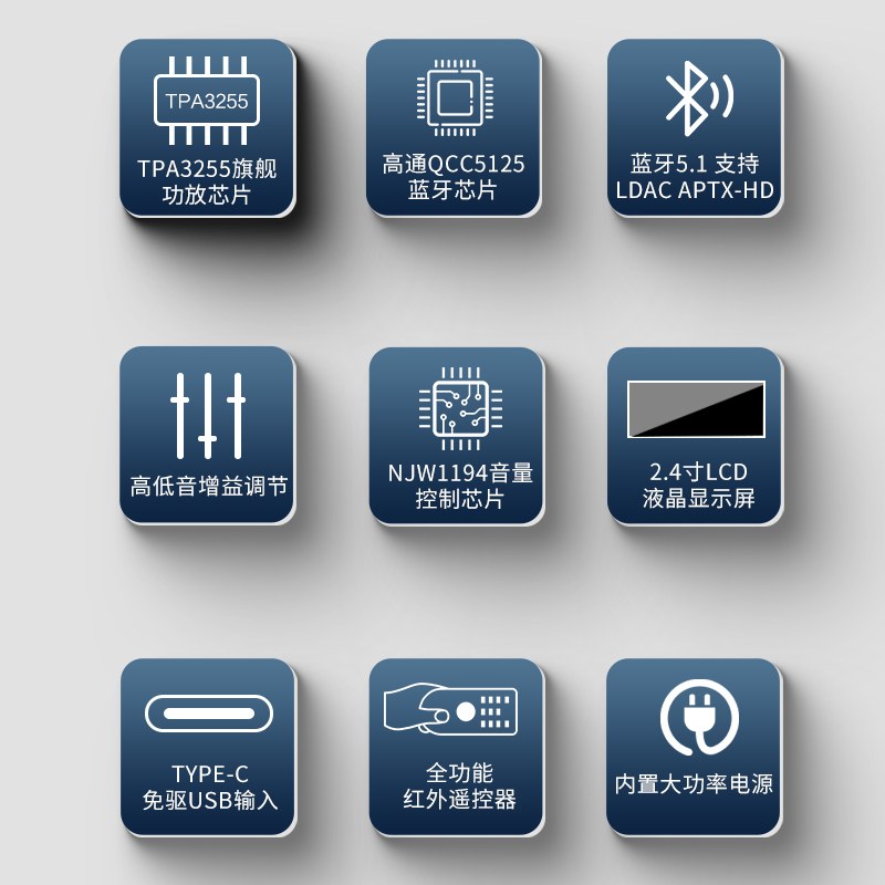 2023新款 X30Y TPA3255大功率hifi发烧数字功放机蓝牙5.1 全遥控 - 图0