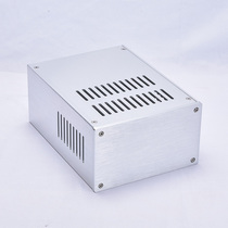 Full aluminium four-week heat dissipation can be made power power amplifier silver 1610 Multi-purpose chassis