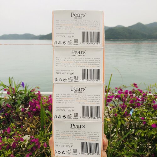 特价包邮香港进口英国老牌 Pears梨牌琥珀橙精油水晶皂香皂125g-图2