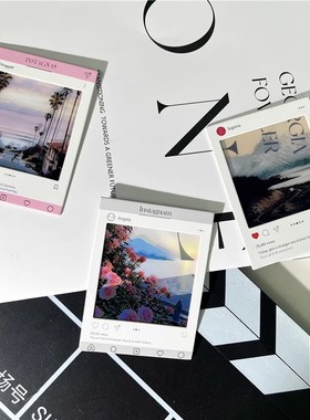 卡纸文艺客厅书房卧室光影反转片