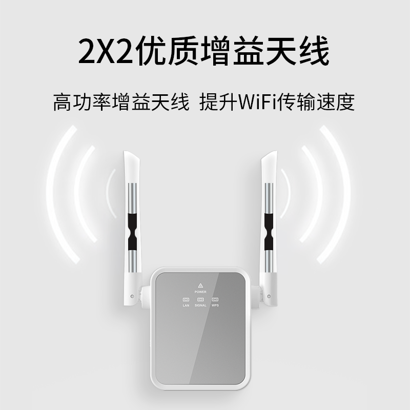 拓实WiFi信号增强放大器扩大器家用无线路由器千兆双频穿墙房间USB大功率拓展转换器5G无线网接收扩展中继器 - 图2