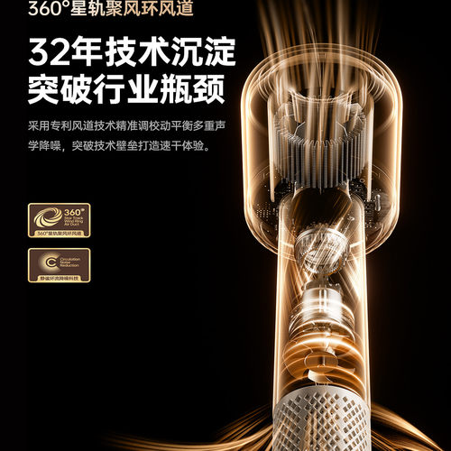 康夫吹风机F9Pro高速等负离子护发家用大功率风力速干电风筒 - 图3