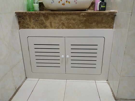 Customized floor heating water distributor shielding cover floor heating shielding door