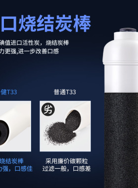 净健净水器滤芯后置小t33活性炭