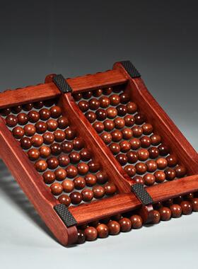 缅甸黄花梨实木足底脚底按摩器