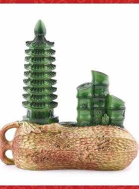 现货李居明2026马年吉祥物正西妙笔生花文昌塔摆件四禄文昌位摆设