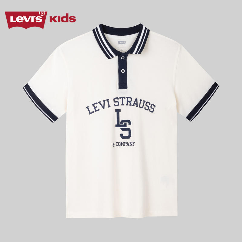 Levi's李维斯童装儿童男童短袖T恤Polo衫2024夏季新款中大童上衣 - 图3