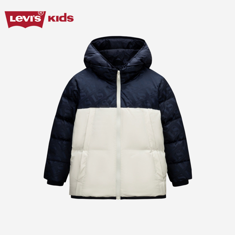 Levi's李维斯童装儿童三防羽绒服男童2025冬季新款抗寒棉服外套潮,淘宝优惠券,粉丝福利购,淘宝优惠卷