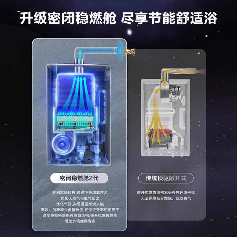 海尔款家用洗澡天然气零冷水热水器 海尔热水器燃气热水器