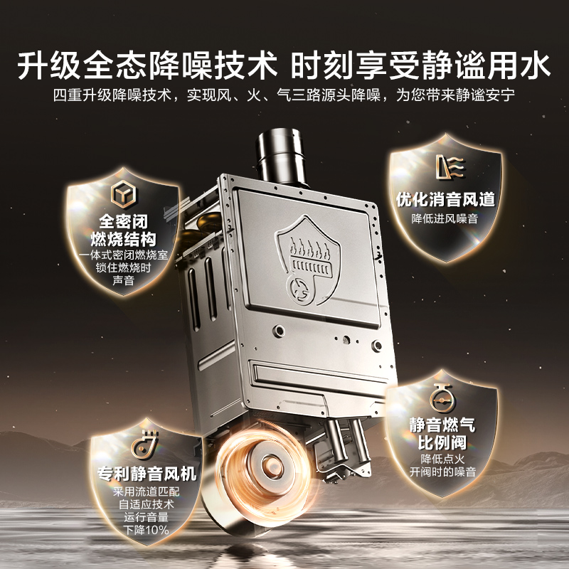海尔官方燃气热水器KE5白月光天然气水伺服家用恒温静音补贴16L