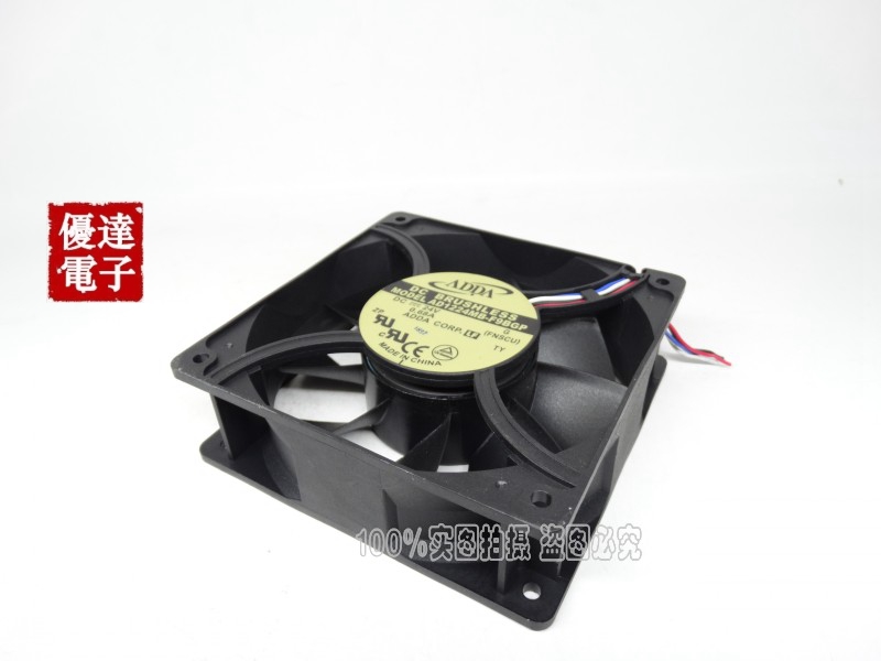 ADDA 12CM AD1224MB-F9BGP 12038 24V 0.68双滚珠 4线 变频器风扇 - 图2