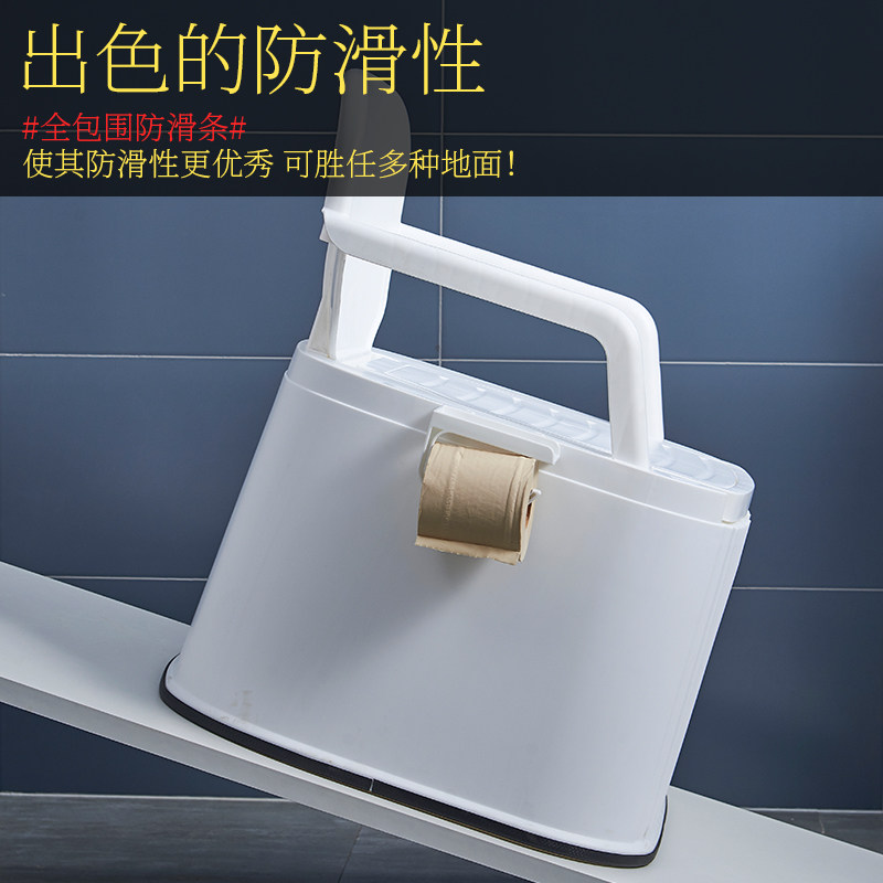 老人孕妇可移动便携式厕所桶坐便器 祝一品痰盂